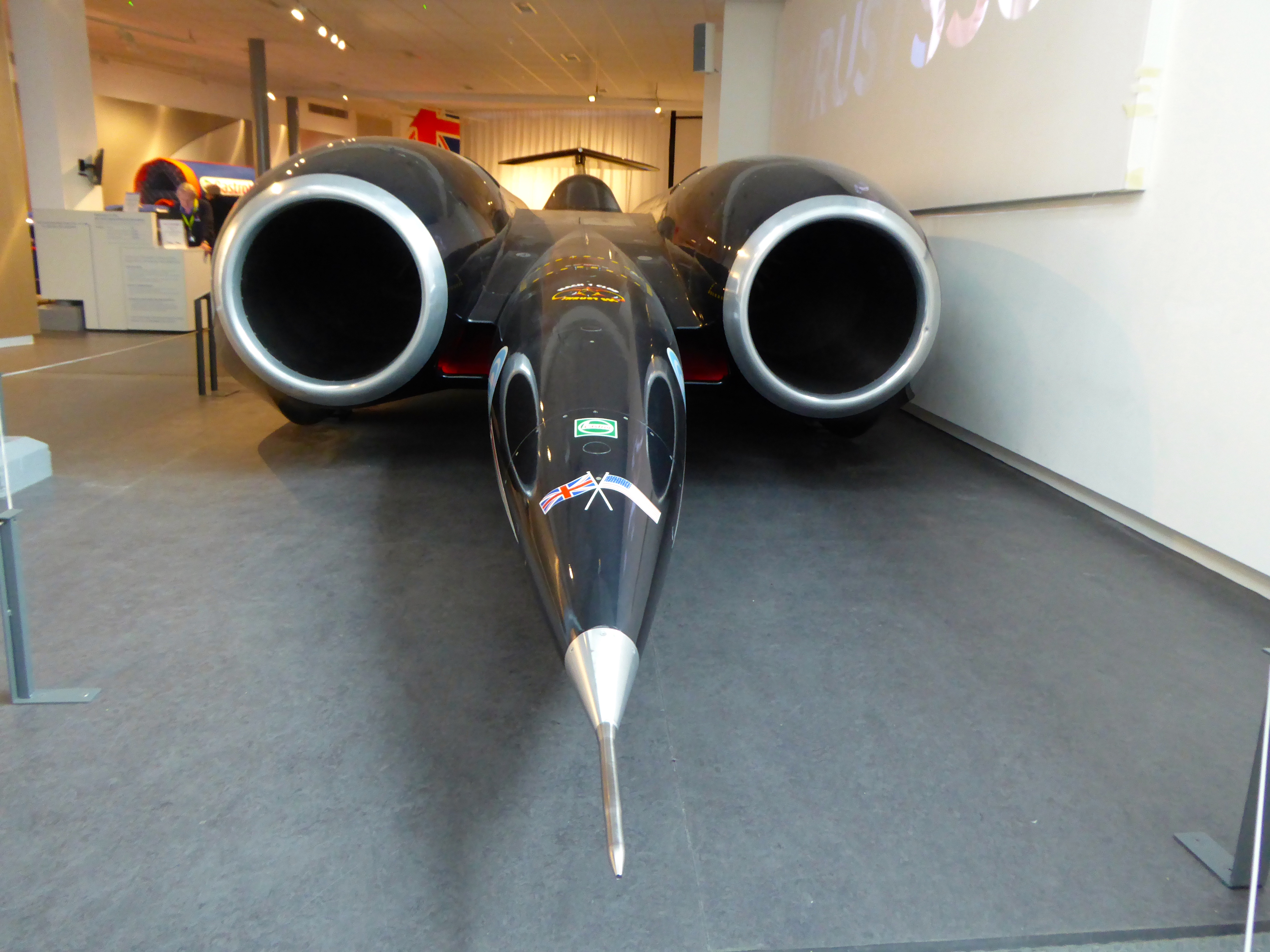 Thrust SSC.  Is it a car or a plane?